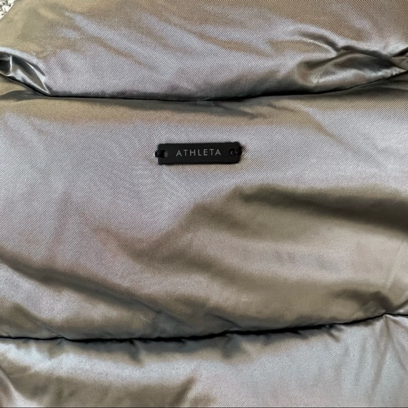 Athleta silver bomber (warm winter) jacket - size medium - Picture 5 of 12
